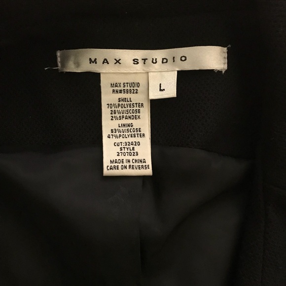 Max Studio black blazer - Picture 3 of 3